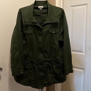 Avenue Green Zip Up Jacket 22/24